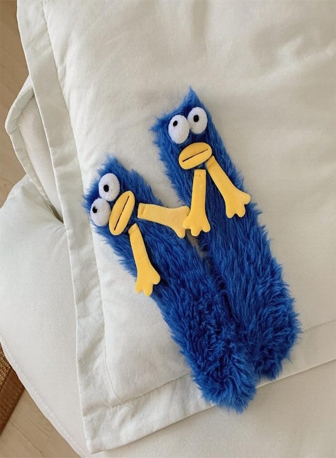 TFTSR Crazy Funny Fuzzy Silly Socks for Kids Women,Girls Fluffy Slipper Novelty Fun Sock,Boy Men Cute Cozy Soft Animal - Image 2